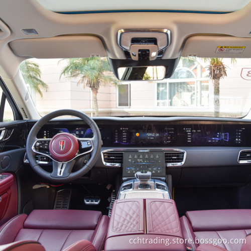 HOT البيع الجديد مركبة طاقة جديدة Hongqi E-HS9 الفاخرة العلم سيارات الدفع الرباعي 4-7 مقعد سريع طويل المدى QIYUE EDITION 460 690 KM